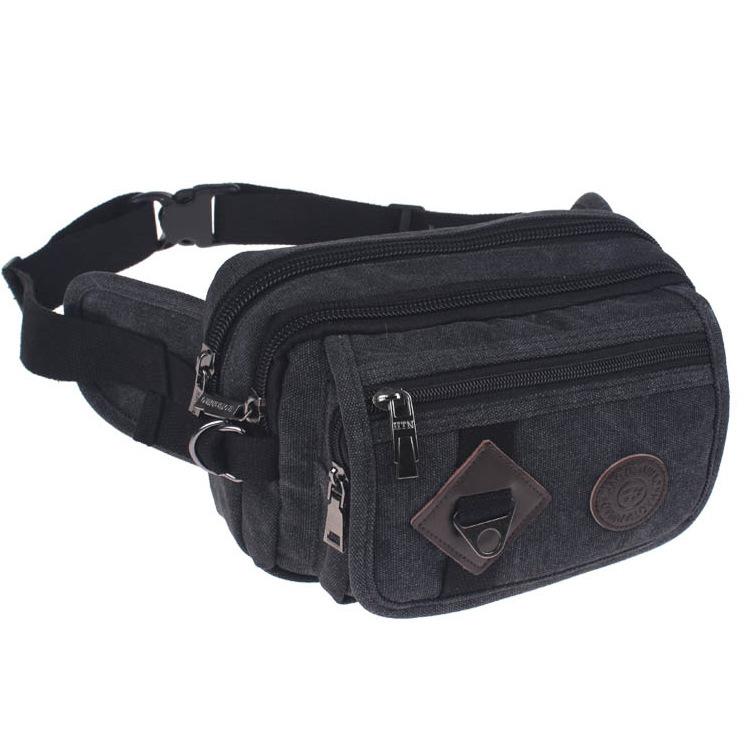 Midjeväska i canvas – bär den runt midjan eller som crossbody