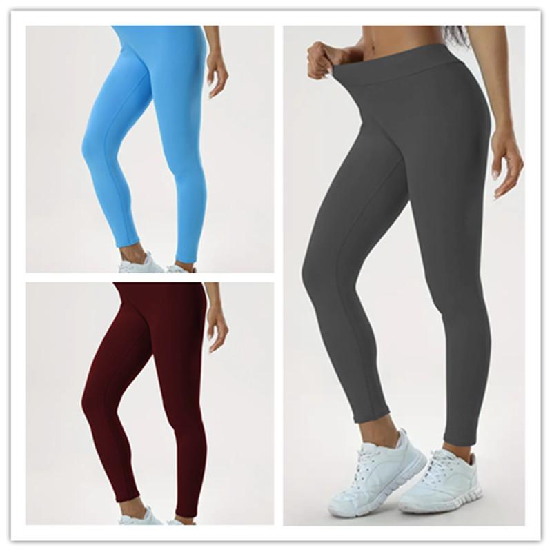 Tajta yogabyxor med hög midja – stretchiga