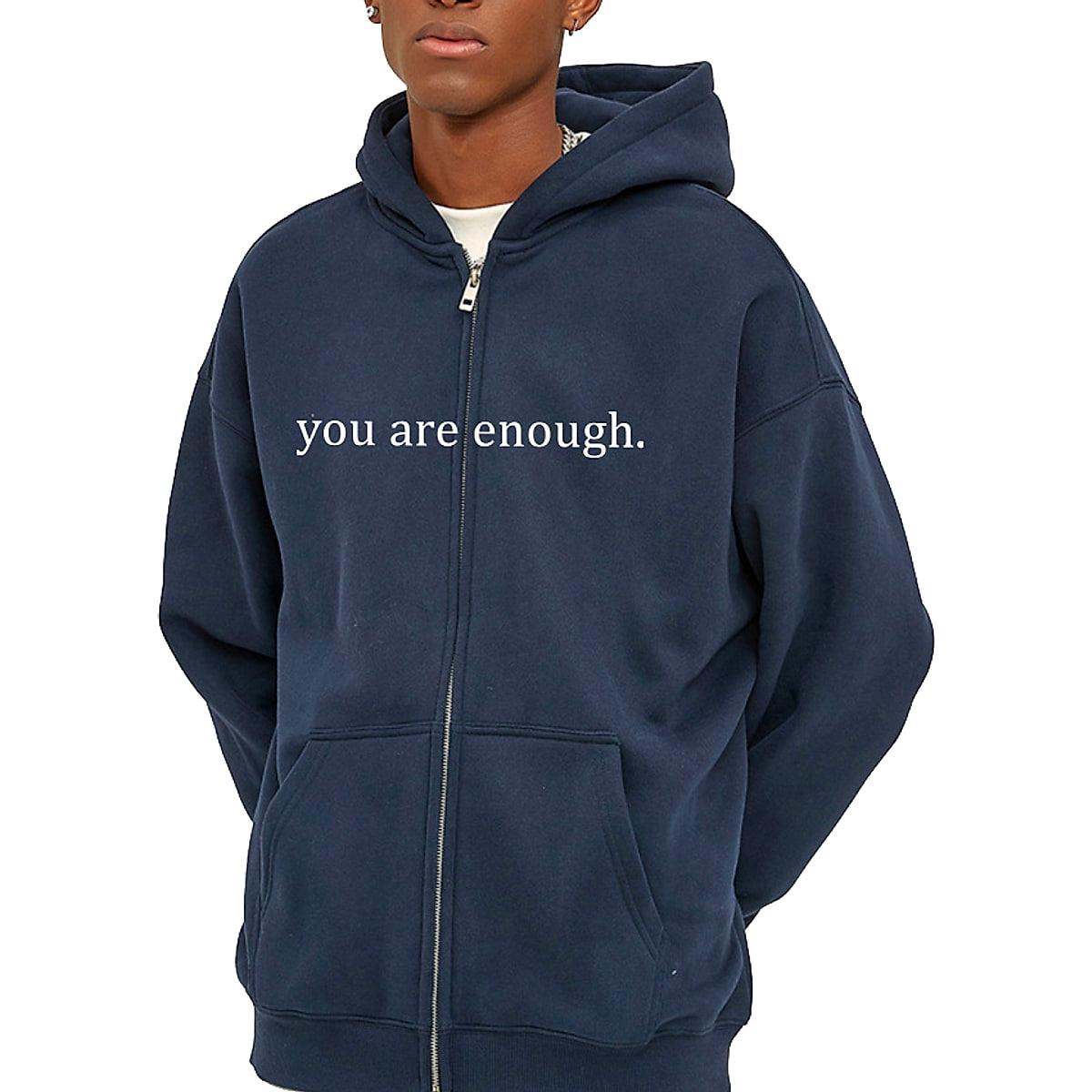 Luvtröja med dragkedja och dragsko – unisex, S–5XL