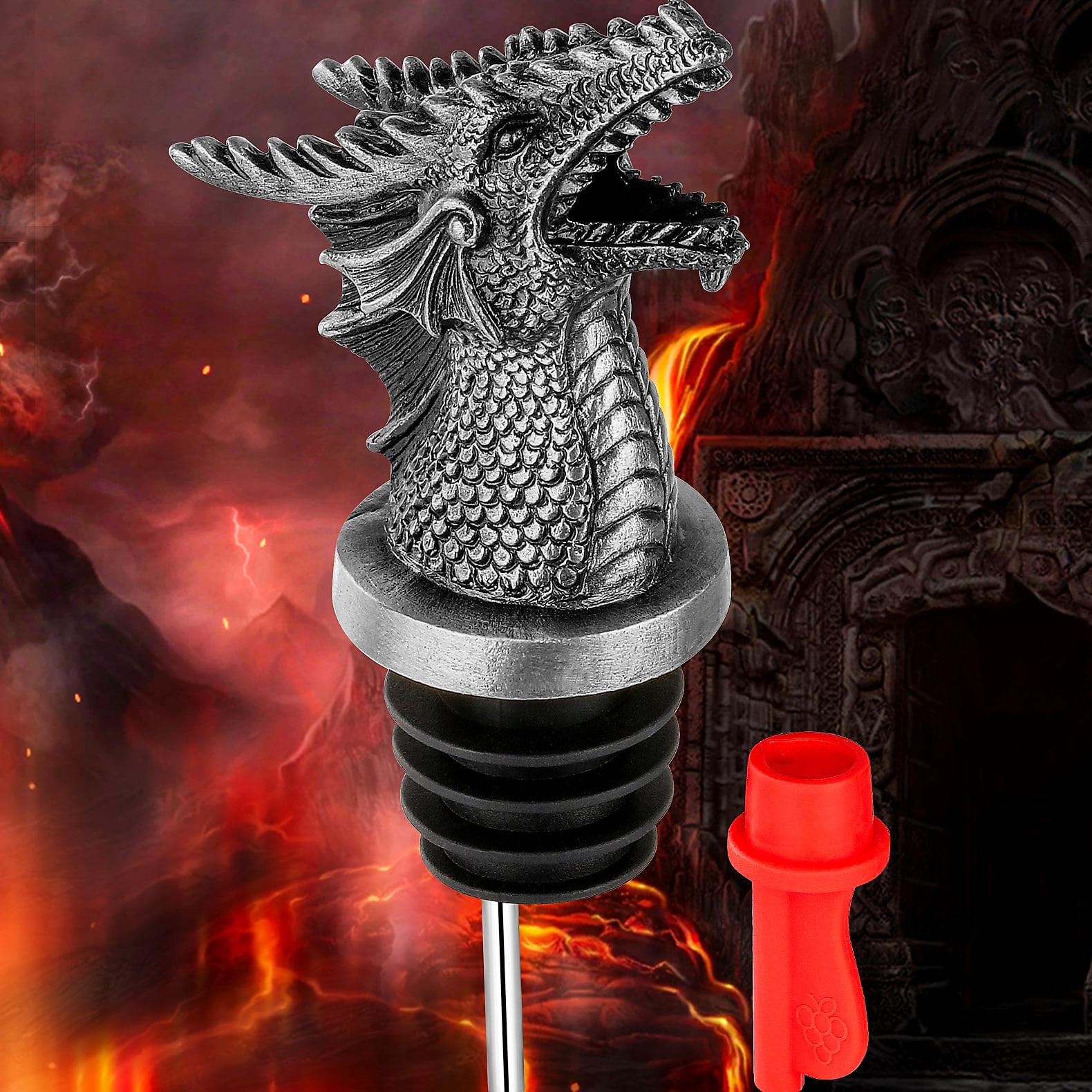Flaskkork med hällpip – zinklegering, 11,5 cm
