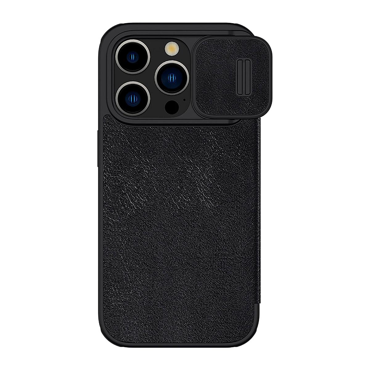 Fodral i konstläder med flipp – till iPhone 15, 15 Plus, 15 Pro och 15 Pro Max