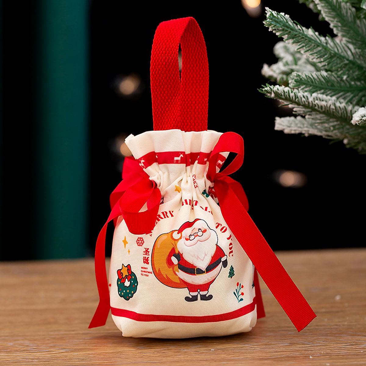 Julpåse eller presentask i tyg och kartong – flera modeller