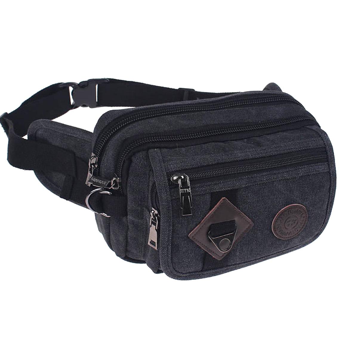 Midjeväska i canvas – bär den runt midjan eller som crossbody