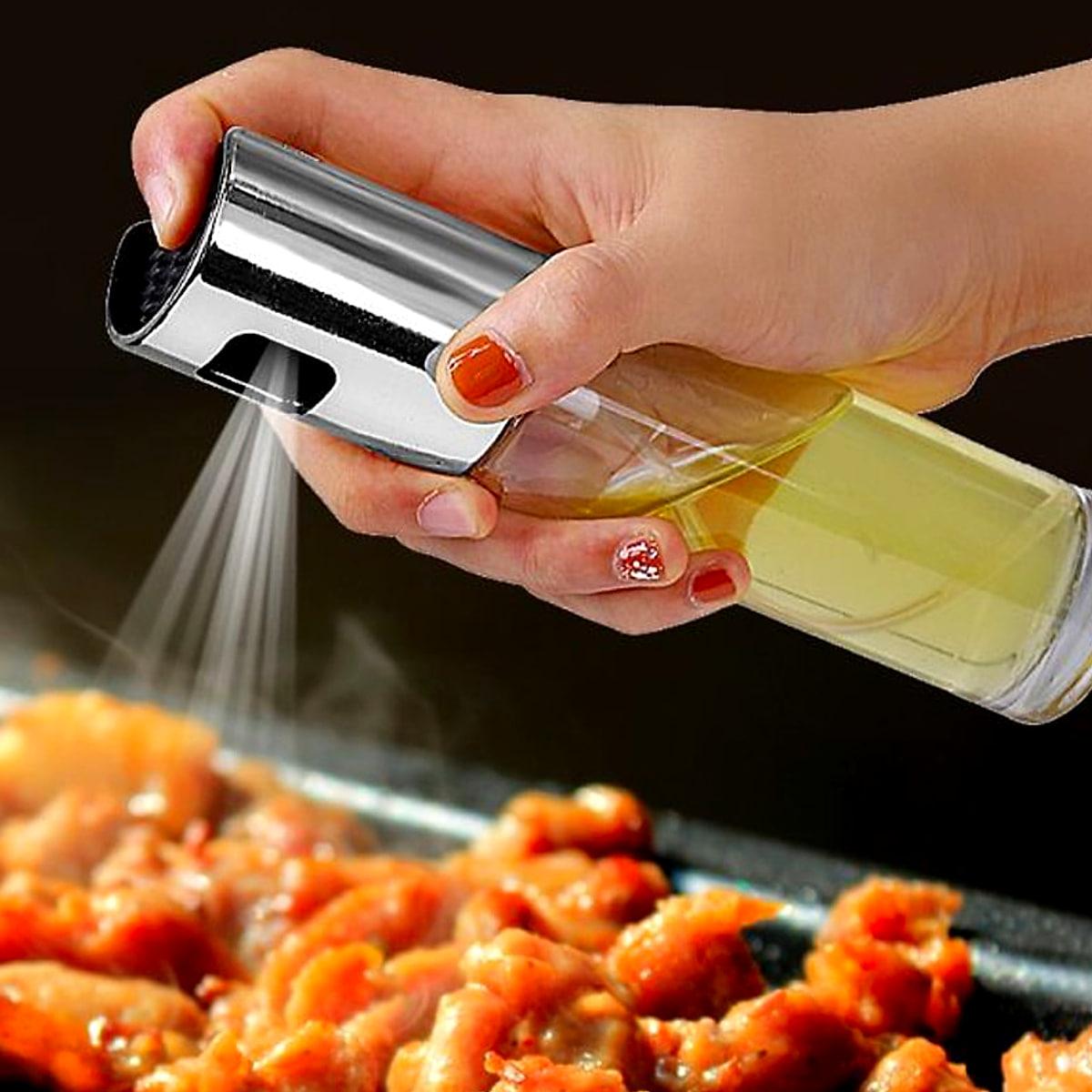 Sprayflaska för olja och vinäger med pump