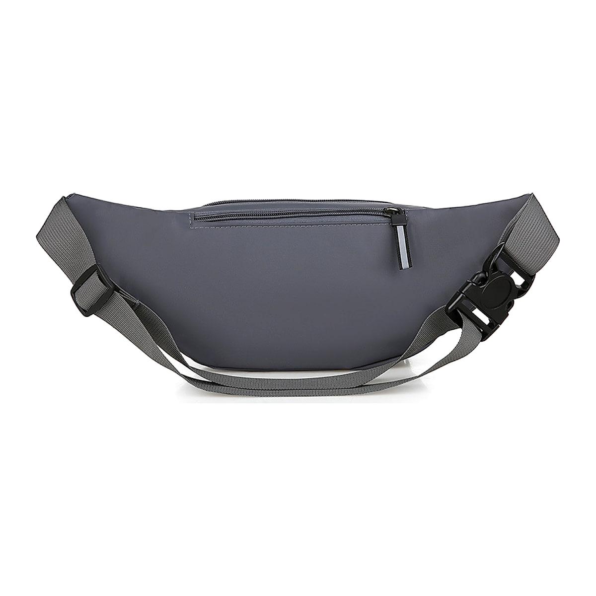 Midjeväska för herr i nylon – 40 × 14 cm