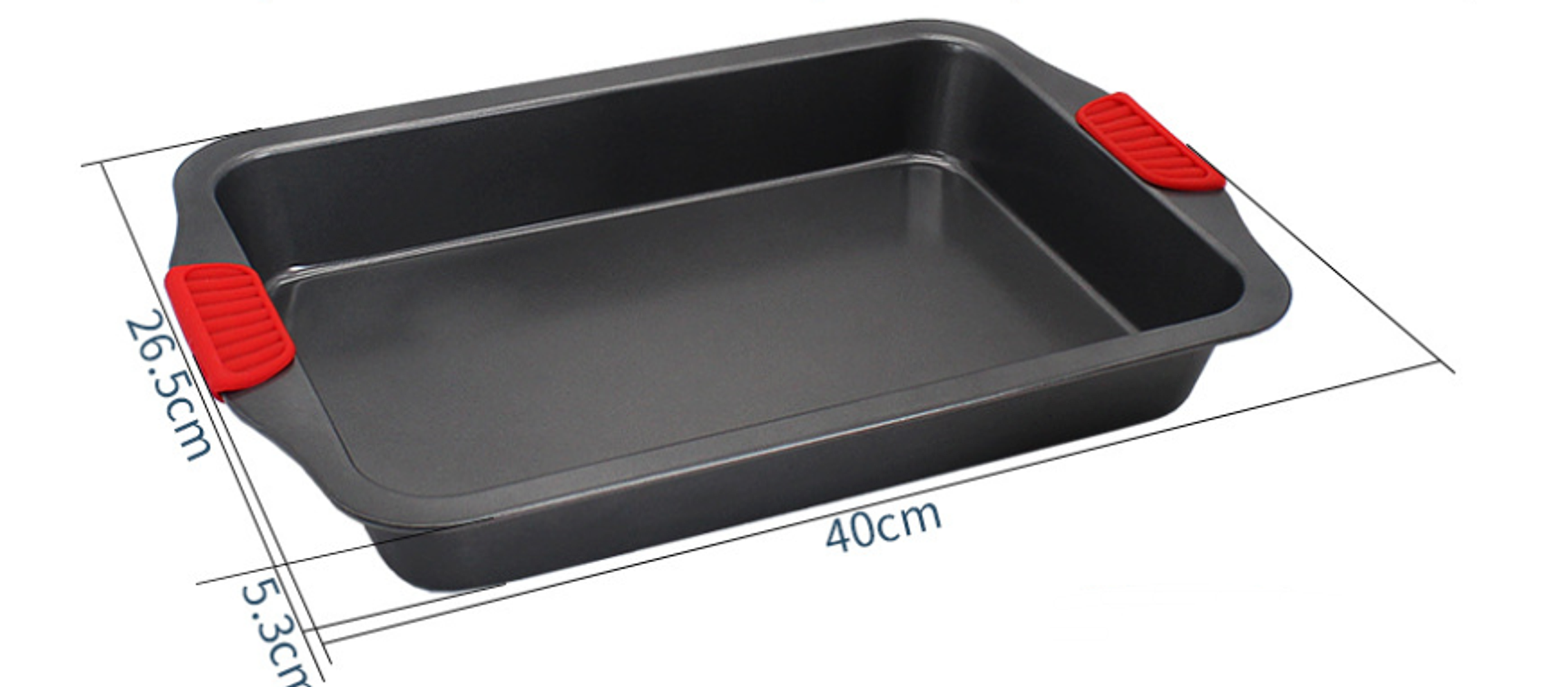 Bakform i kolstål med non-stick – fyrkantig eller rektangulär