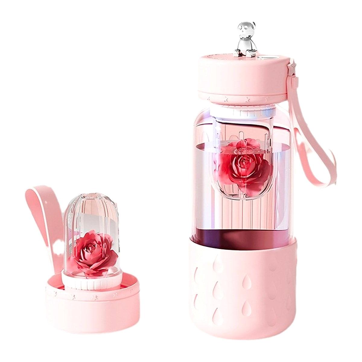 Teflaska i glas med magnetisk tesil – 500 ml