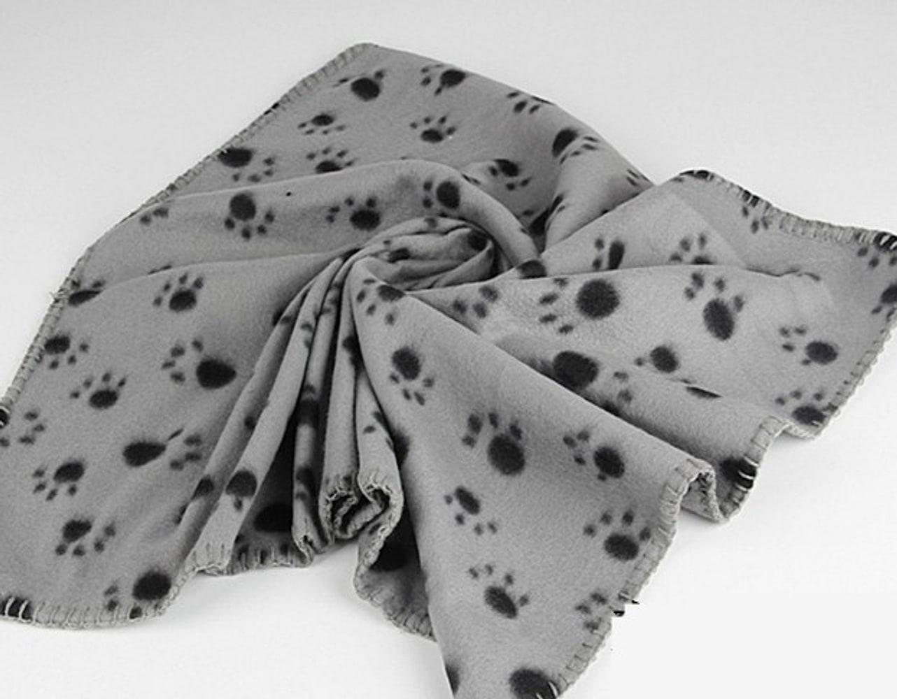 Badhandduk för hund – dubbelsidig flanell, 60 × 70 cm