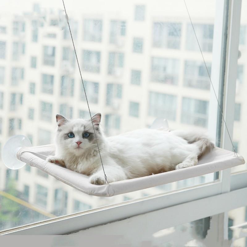 Fönsterhängmatta för katt med sugkoppar