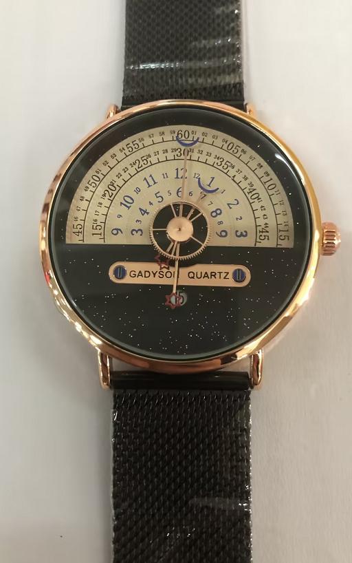 Herrklocka med 40 mm urtavla och 24-timmarsvisning