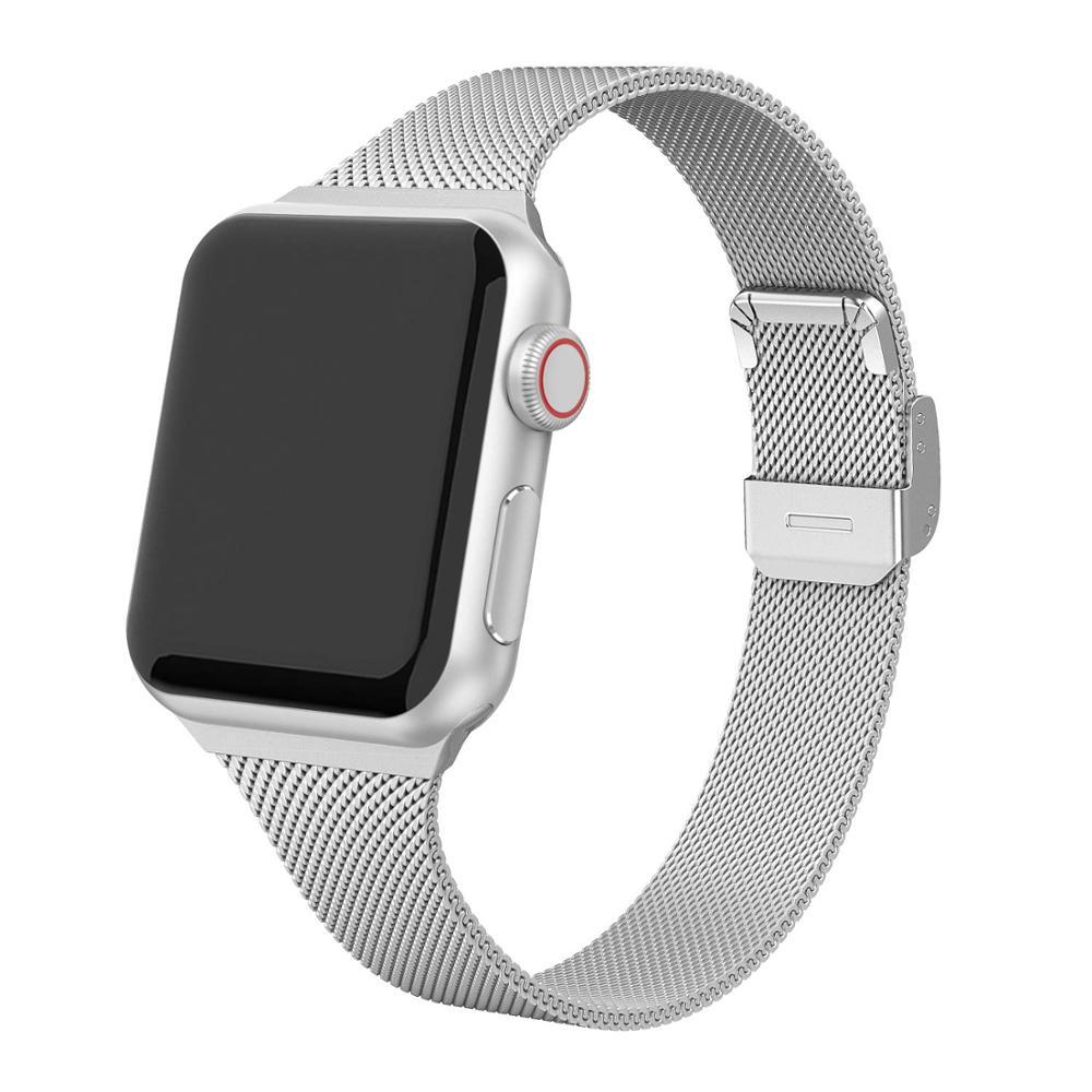 Klockarmband i rostfritt stål – passar Apple Watch