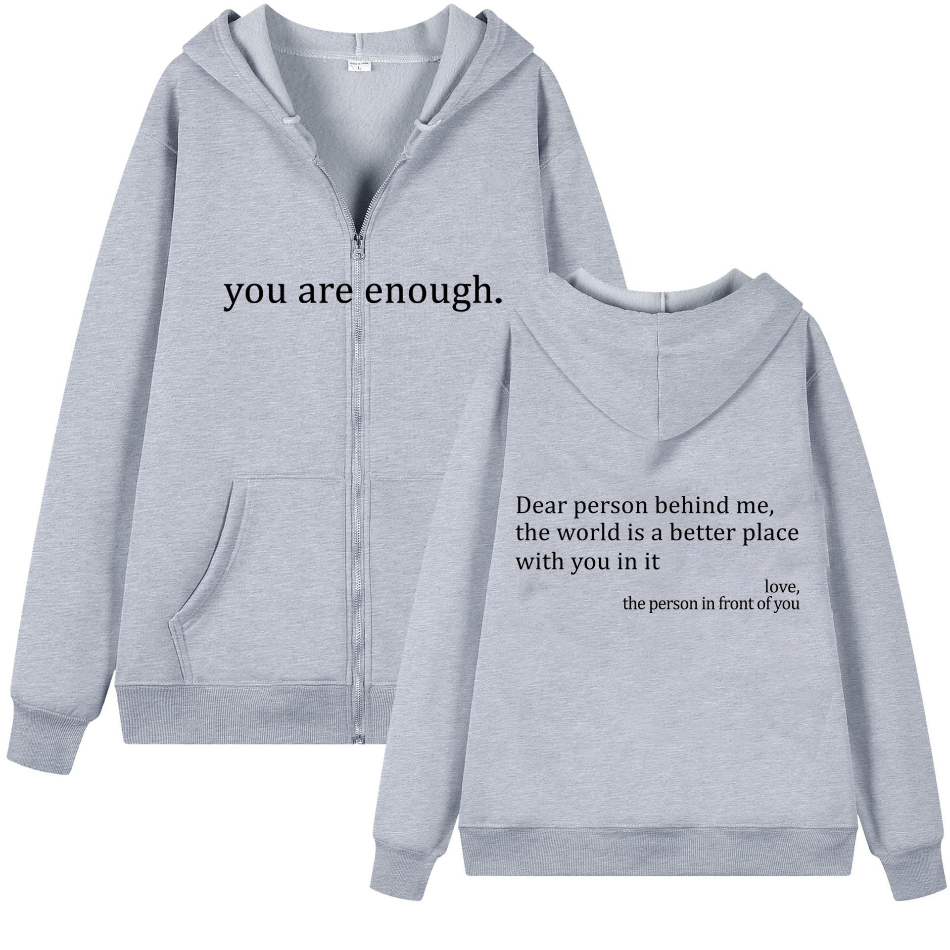 Luvtröja med dragkedja och dragsko – unisex, S–5XL