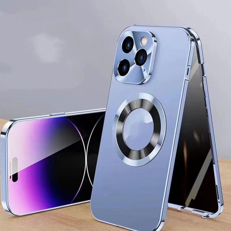 Magnetiskt mobilskal med insynsskydd – passar iPhone 13–15