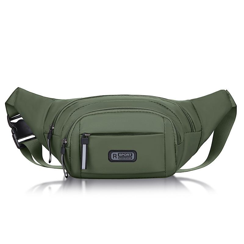 Midjeväska för herr i nylon – 40 × 14 cm
