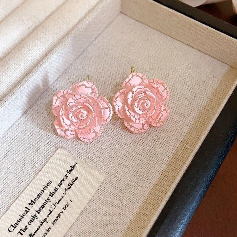 Örhängen med blommor – lätta, 3 × 2,8 cm