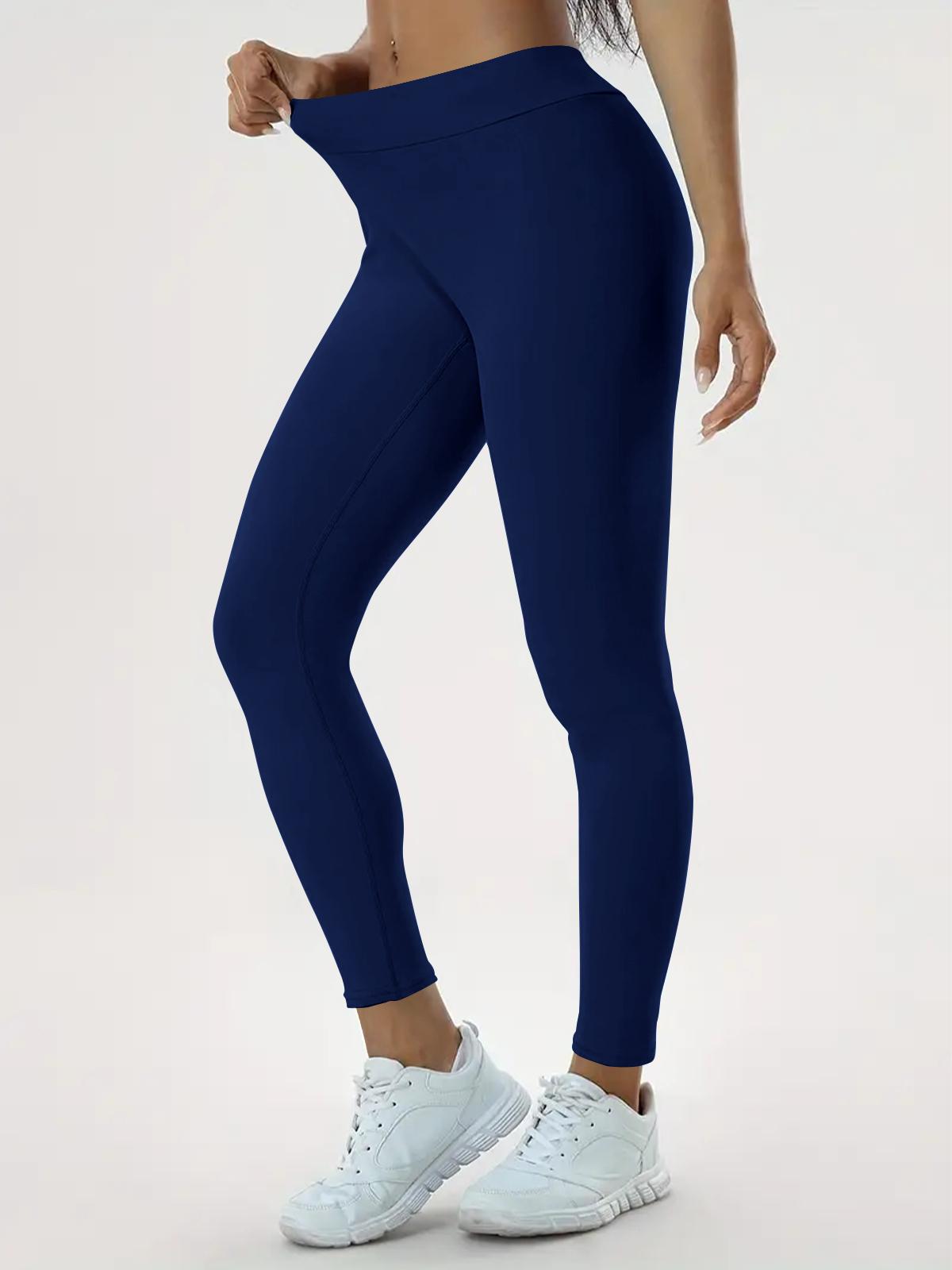 Tajta yogabyxor med hög midja – stretchiga