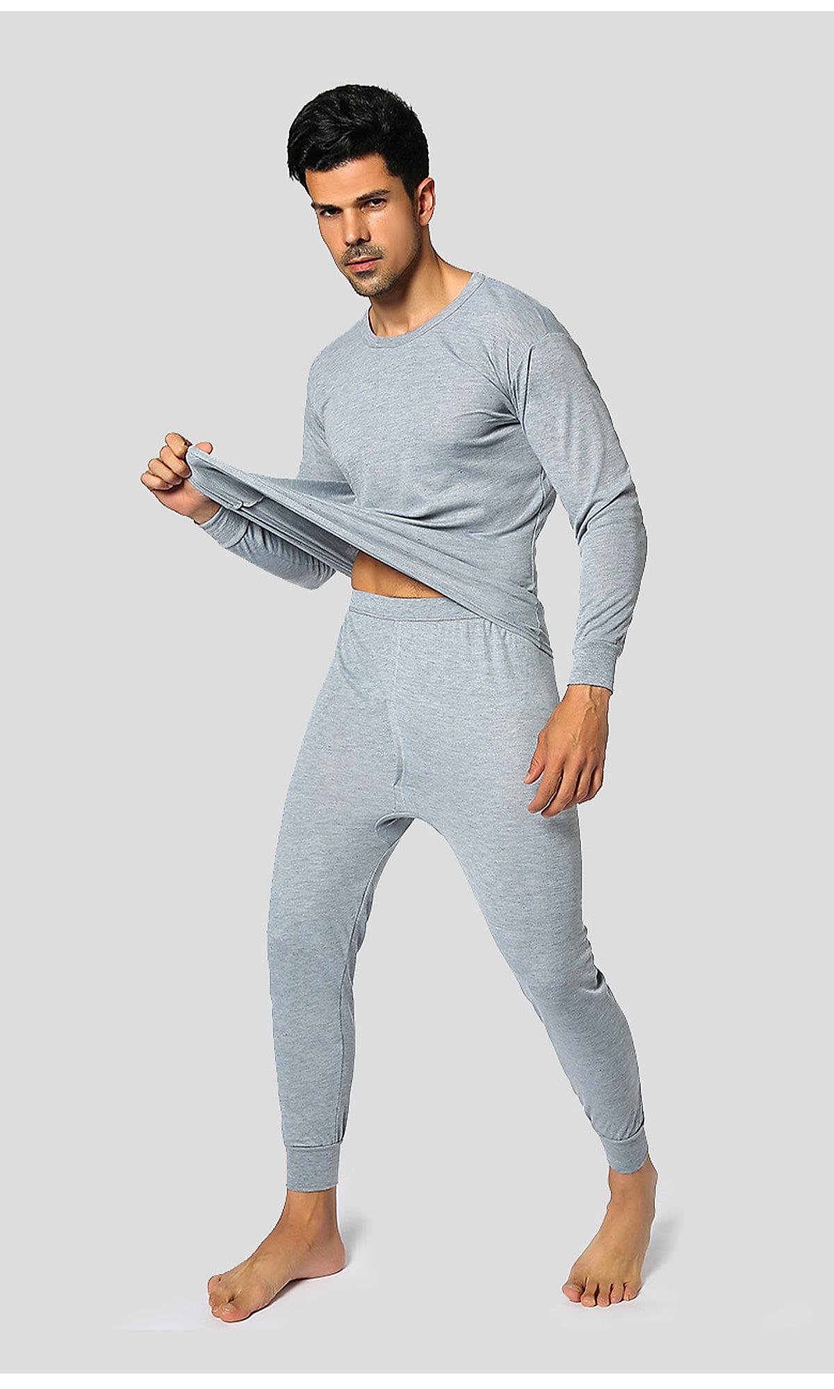 Underställ för herr – tröja och byxor, L–3XL