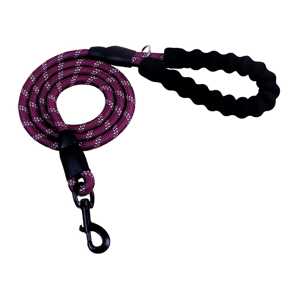 Reflexkoppel i nylon med mjukt handtag
