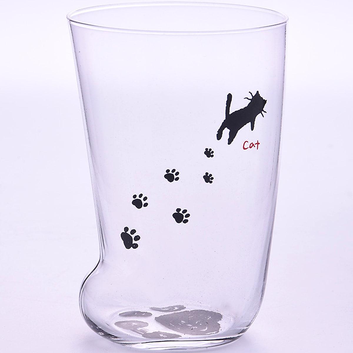 Glasmugg med kattass – frostat värmetåligt glas